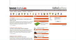 Desktop Screenshot of futbolgaditano.lavozdigital.es