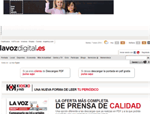Tablet Screenshot of descargas.lavozdigital.es